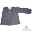 Baby-Bluse langarm prune