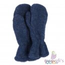 F�ustlinge Wollvlies marine