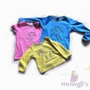 Kurzarmshirt "Kleines Monster" blau