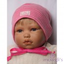 Schlupper kbA-Baumwollstrick pink-rosa gestreift