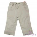 Sweathose 3/4 Jungs kaki/orange