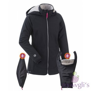 Allwetter-Tragejacke Winter schwarz