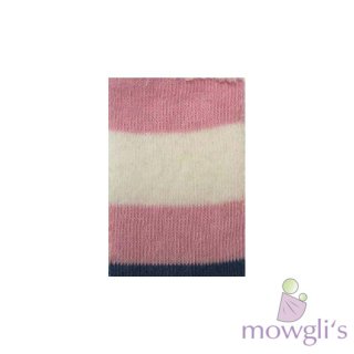 Babystrumpfhose Frottee rosa-weiß-jeans