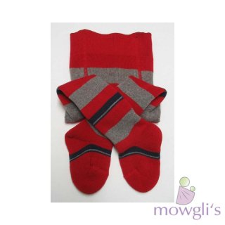 Babystrumpfhose Frottee tomate marine
