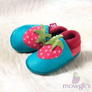 Erdbeere berry waikiki Pololo Lederpuschen
