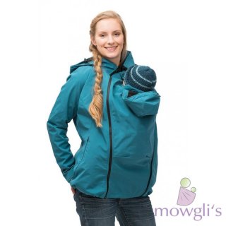 Softshelljacke für zwei petrol