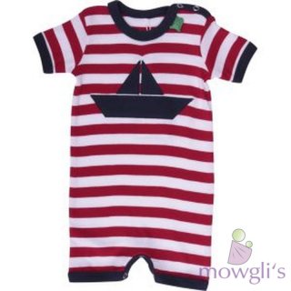 Strand Body Sailor Stripe rot/weiß