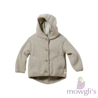 Walk-Jacke mit Kapuze grau