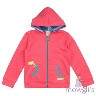 Sweatjacke coral