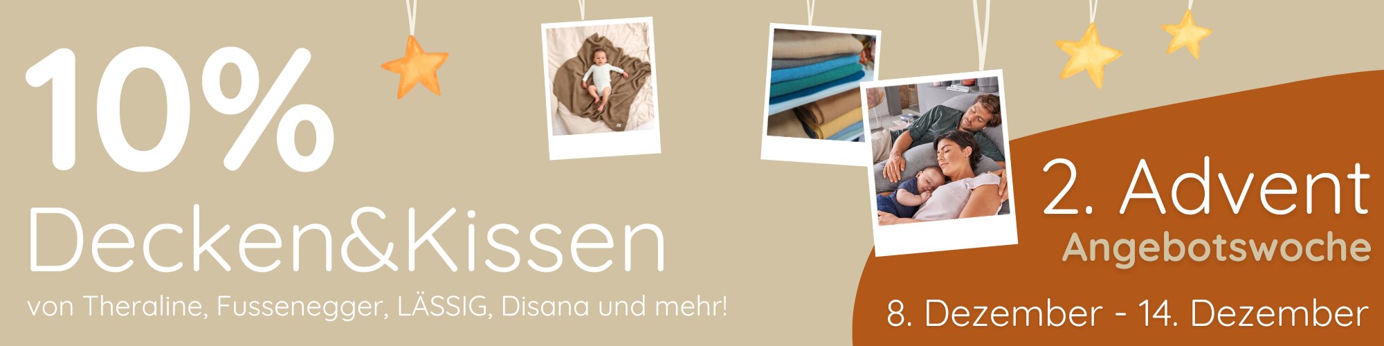 Mowglis Banner decken kissen baby wolldecke pucktuch rabatt advent aktion