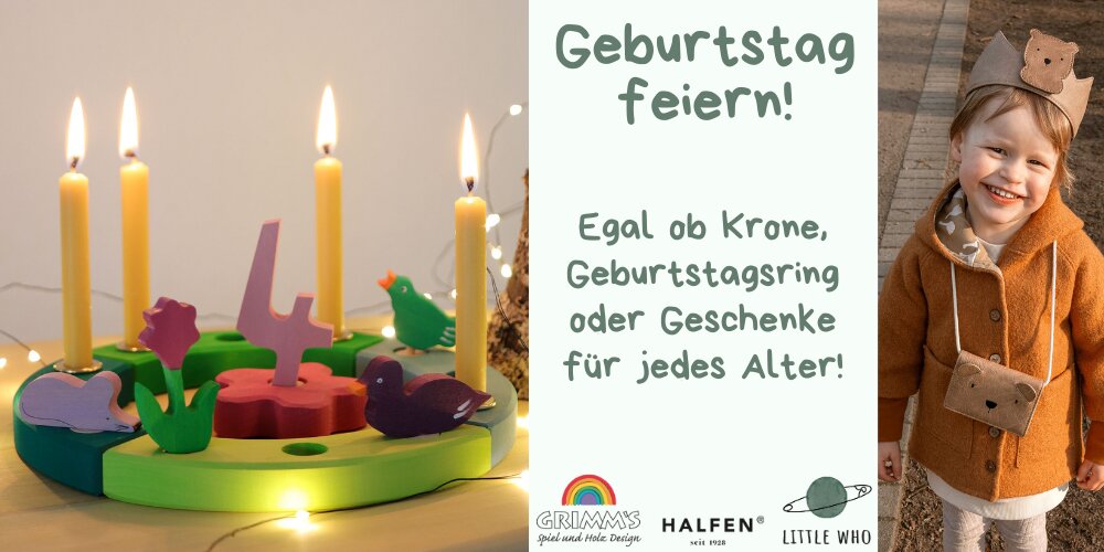 grimms baby kind geburtstag halfen littlewho krone 