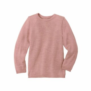 Disana Basic-Pullover Wolle ros&eacute;