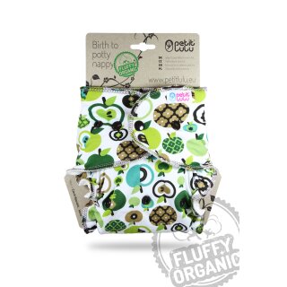 Petit Lulu Höschenwindel „Fluffy Organic“ onesize Snaps (4-15kg)