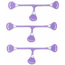 Snappi Windelklammer 3er-Pack Gr.1 - 13-14cm violett