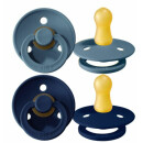 BIBS Schnuller Colour Kirschform 2er-Pack Größe 3 Baby Blue & Iron
