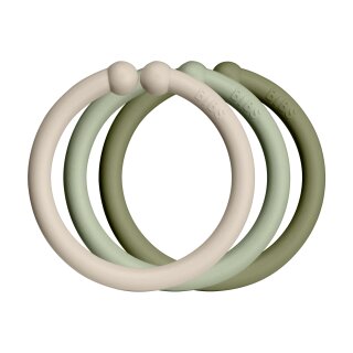 BIBS Loops Vanilla/Sage/Olive