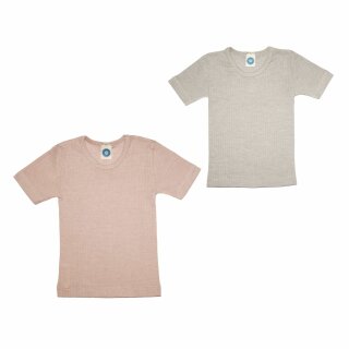 Cosilana Kinder-Unterhemd halbarm Baumwolle/Wolle/Seide