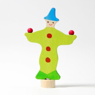 Grimms Steckfigur Jonglier-Clown
