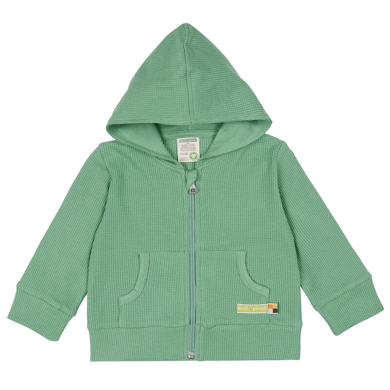 loud + proud Pile di Lana, Certificato Got Giacca, Top, 60 Unisex-Bambini e Ragazzi