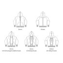 LIMAS Schwangerschafts- und Tragesweatjacke unisex anthrazit