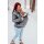 LIMAS Schwangerschafts- und Tragesweatjacke unisex anthrazit