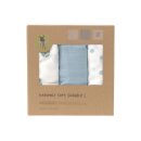 LÄSSIG Swaddle Mulltücher Heavenly soft L 3er-Set