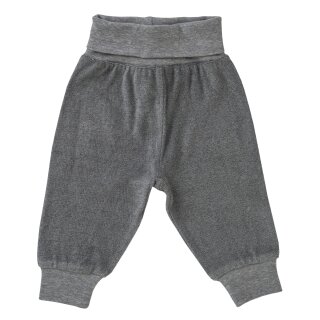 PeopleWearOrganic Frottee Babyhose grau mélange