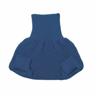 Wollwindelhose blau