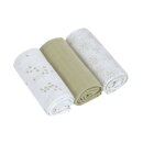 LÄSSIG Mulltücher 3er Set - M (60x60cm)