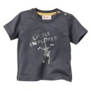 PeopleWearOrganic Baby-T-Shirt Little Explorer anthrazit