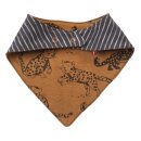PeopleWearOrganic Dreieckstuch zum Wenden "Schneeleopard" GOTS