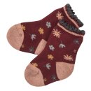 PeopleWearOrganic Frottee-Socken "Blumen" GOTS