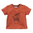 PeopleWearOrganic Baby-Shirt kurzarm Print Hund siena