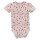 PeopleWearOrganic Baby-Kurzarmbody hellrose mit Print "Erdbeeren"
