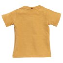 PeopleWearOrganic Baby-Shirt kurzarm honiggelb mit Print...