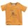 PeopleWearOrganic Baby-Shirt kurzarm honiggelb mit Print "kleine Meeresbewohner"