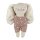 ava&yves Babyrassel Hase mit Anzug - puderrosa - extra leise Rassel
