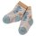 PeopleWearOrganic Frottee-Socken GOTS taupe gemustert