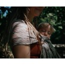 Mowglis KAPAKI Ringsling Trias Chai Cinnamon - Version hell - Ringe bronze