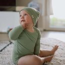 EVE+OLIVE Baby Body Langarm Lyocell - einfache Knopfleiste