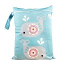 Blümchen Wetbag wasserdichter Windelsack PUL mit Zipper Motivprint