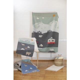 Fussenegger Flanelldecke JUWEL "Camping" 140cm x 200cm