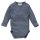 PeopleWearOrganic Langarm Wickel-Body GOTS ozean geringelt