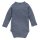 PeopleWearOrganic Langarm Wickel-Body GOTS ozean geringelt