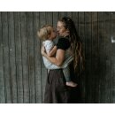 Mowglis KAPAKI Ringsling 1975 Stracciatella Hanf - Ringe bronze