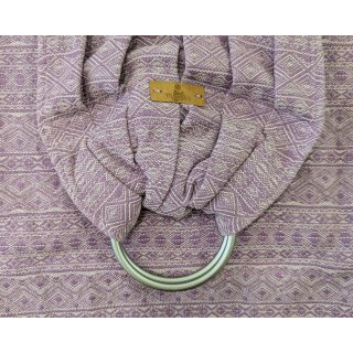 Mowglis KAPAKI Ringsling Prima Lobelia - Ringe Silber
