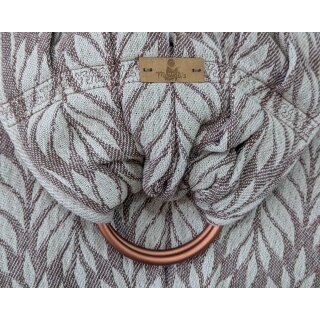 Mowglis KAPAKI Ringsling Trias Chai Cinnamon - Version dunkel - Ringe bronze