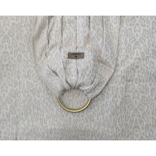 Mowglis KAPAKI Ringsling Leo pur Hanf - Ringe gold