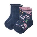 PeopleWearOrganic Frottee-Socken GOTS 2er-Pack...