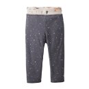 PeopleWearOrganic Baby-Wendehose GOTS Waldtiere/dunkelgrau